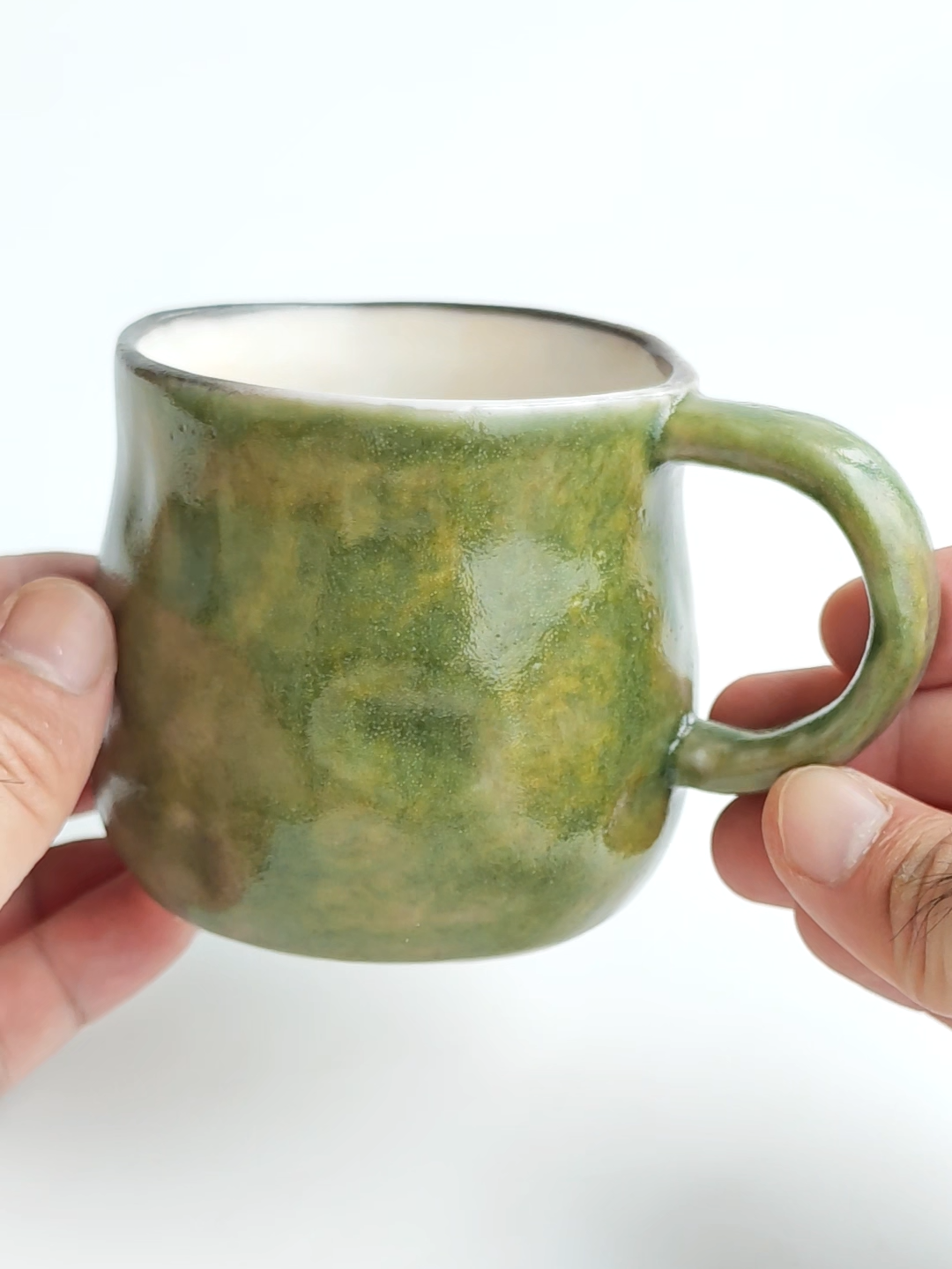 Shino Green Ceramic Mug 270ml